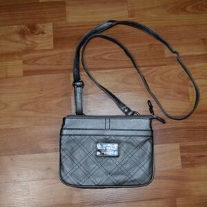 Relic Black Crossbody with brown stiching ..Retro 90s